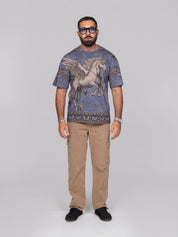 ETRO T-SHIRT SOHO X0883 F.DO BLU