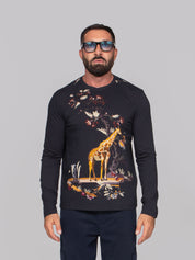 ETRO T-SHIRT ROMA X0810 F.DO NERO