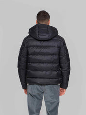 FAY PIUMINO CON CAPPUCCIO B999 NERO