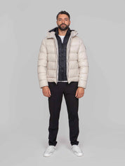 FAY PIUMINO CON CAPPUCCIO B004 NEVE