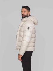 FAY PIUMINO CON CAPPUCCIO B004 NEVE