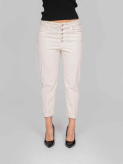 DONDUP PANTALONE KOONS 005 AVORIO