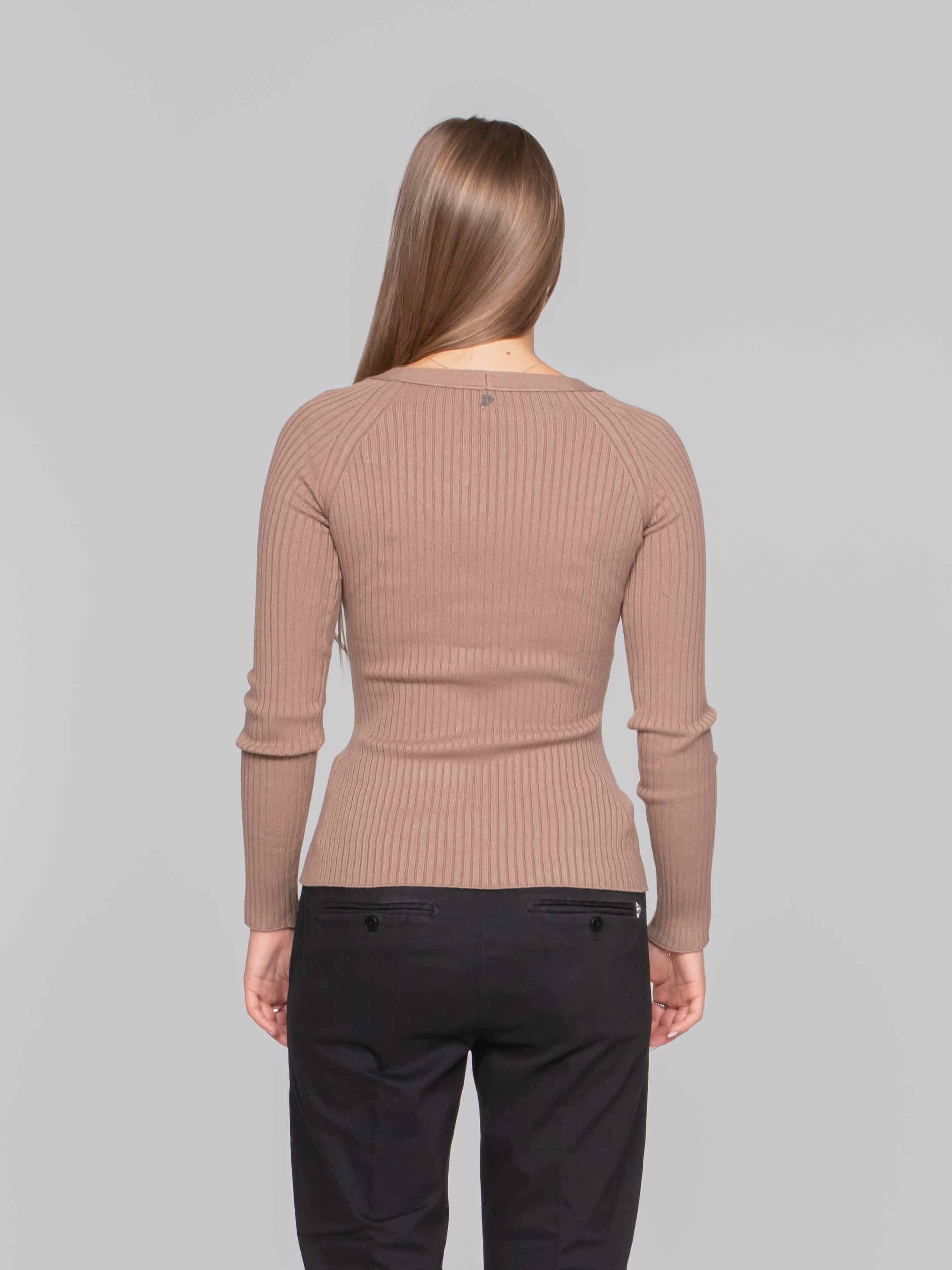 DONDUP CARDIGAN 728 CAMMELLO