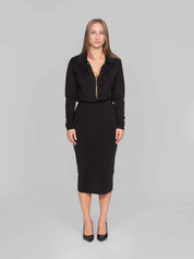 ELISABETTA FRANCHI ABITO DI MAGLIA 110 NERO