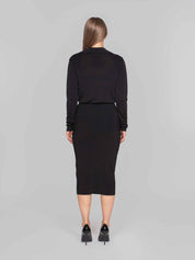 ELISABETTA FRANCHI ABITO DI MAGLIA 110 NERO