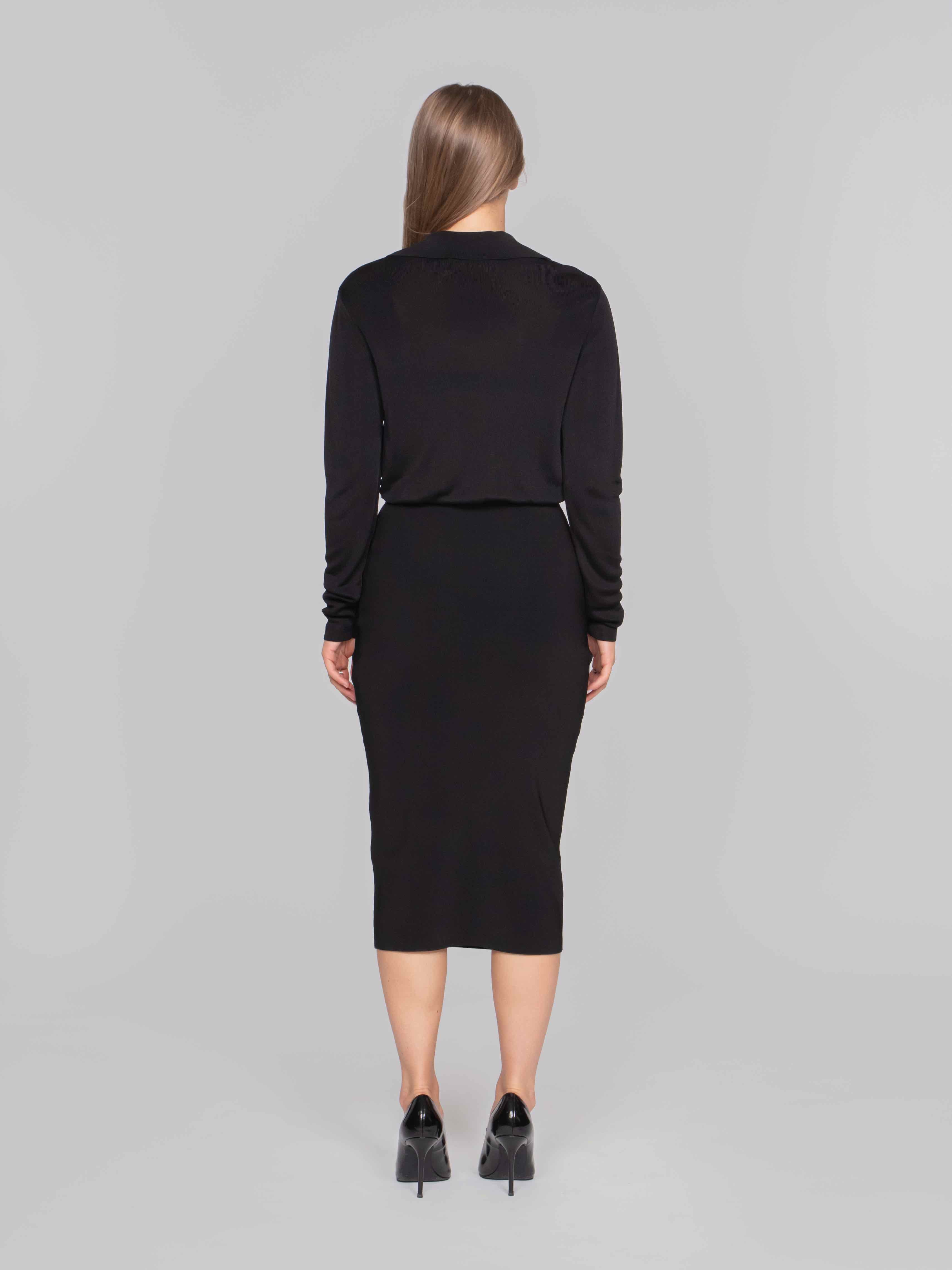 ELISABETTA FRANCHI ABITO DI MAGLIA 110 NERO