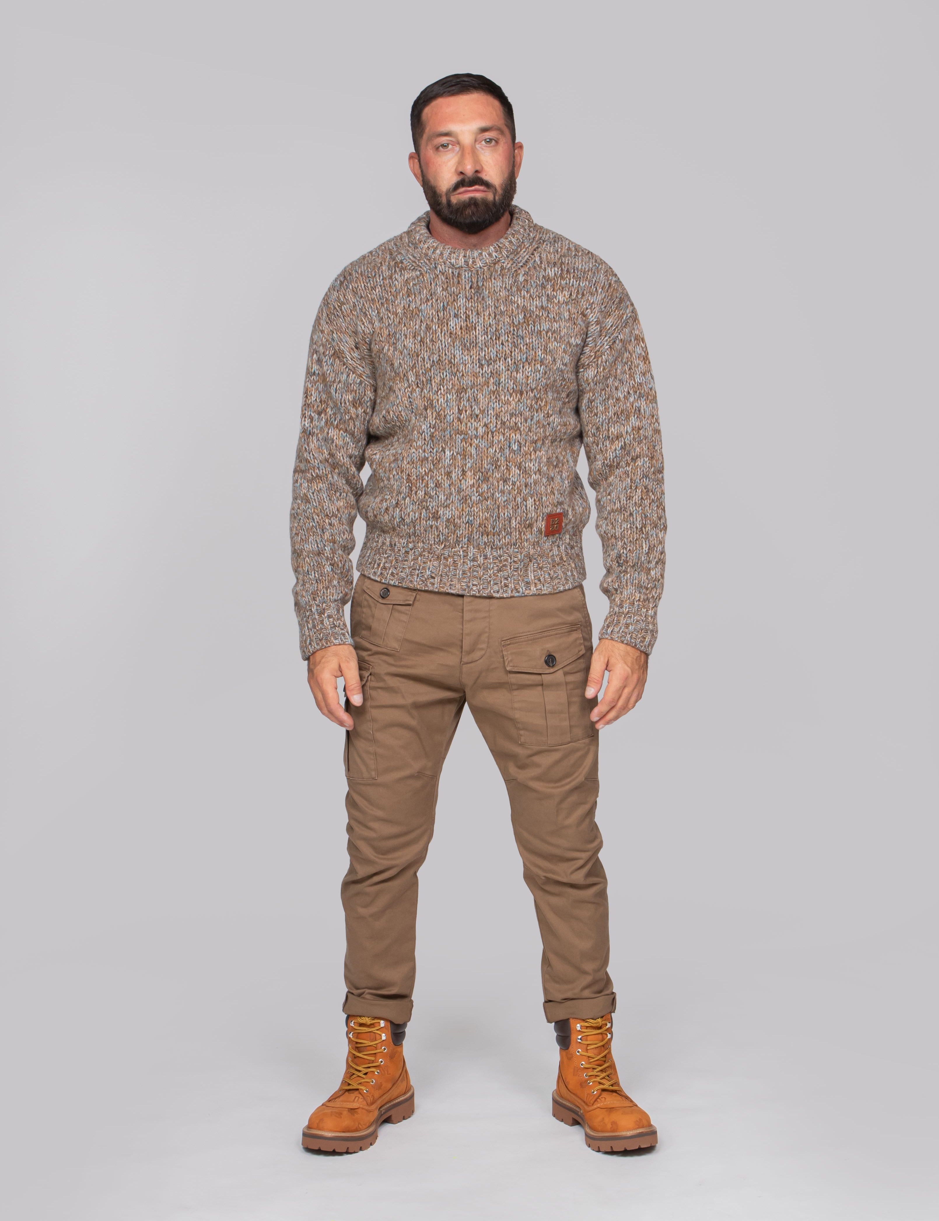 DSQUARED2 MAGLIA MOULINE 961 SANDY