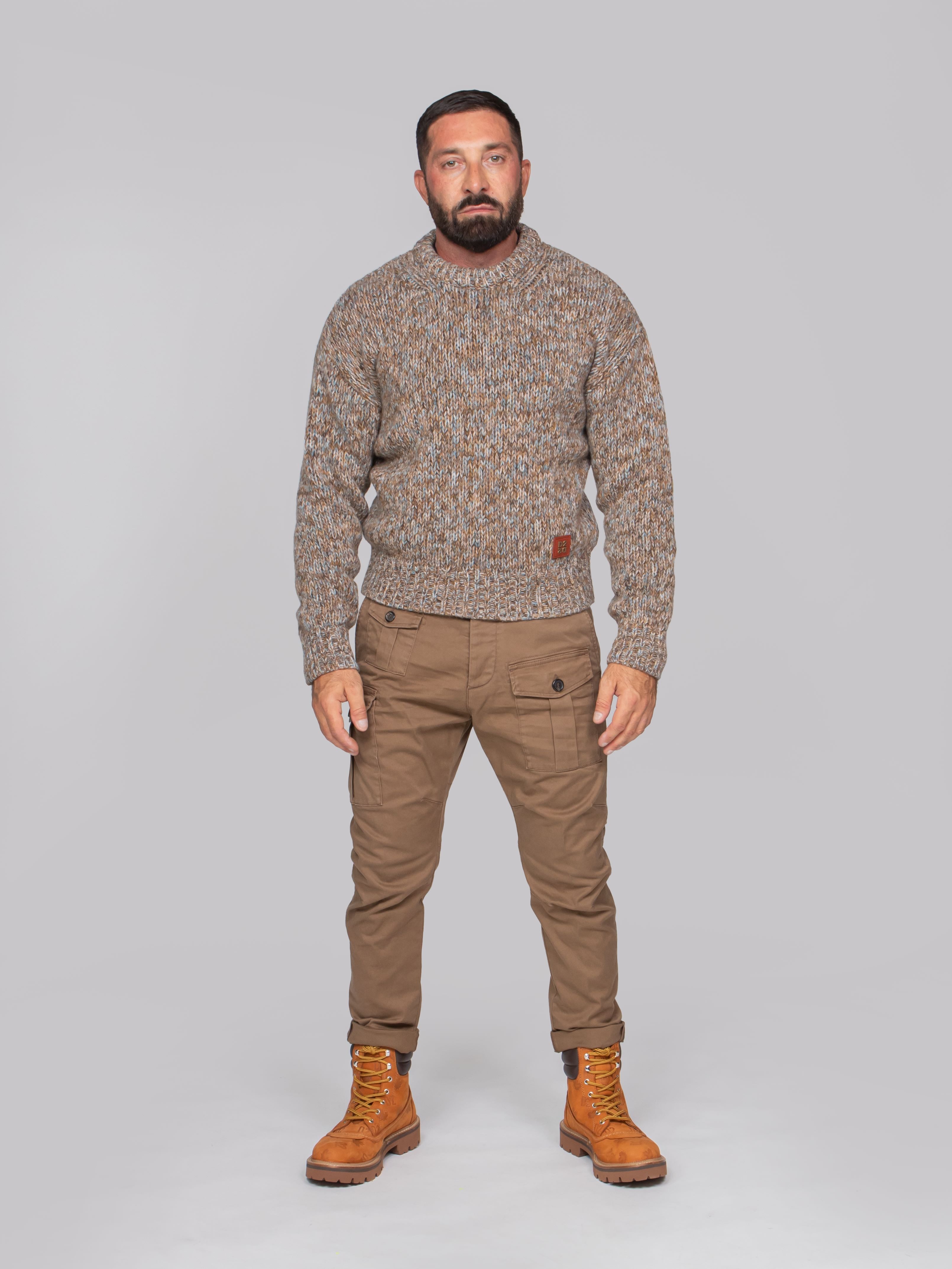 DSQUARED2 MAGLIA MOULINEâ€™ 961 SANDY