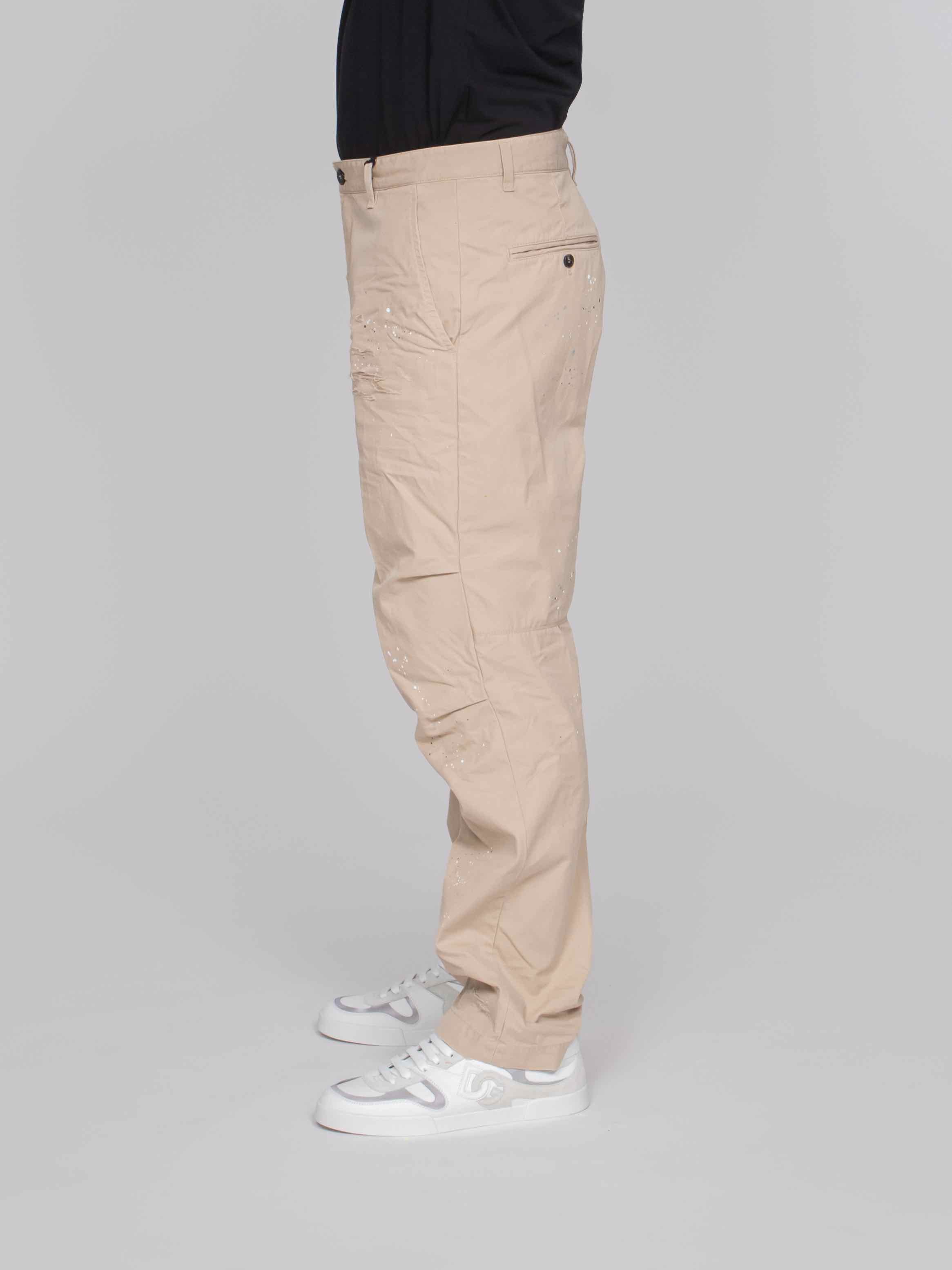DSQUARED2 PANTALONE OSAKA CHINO 115 BEIGE