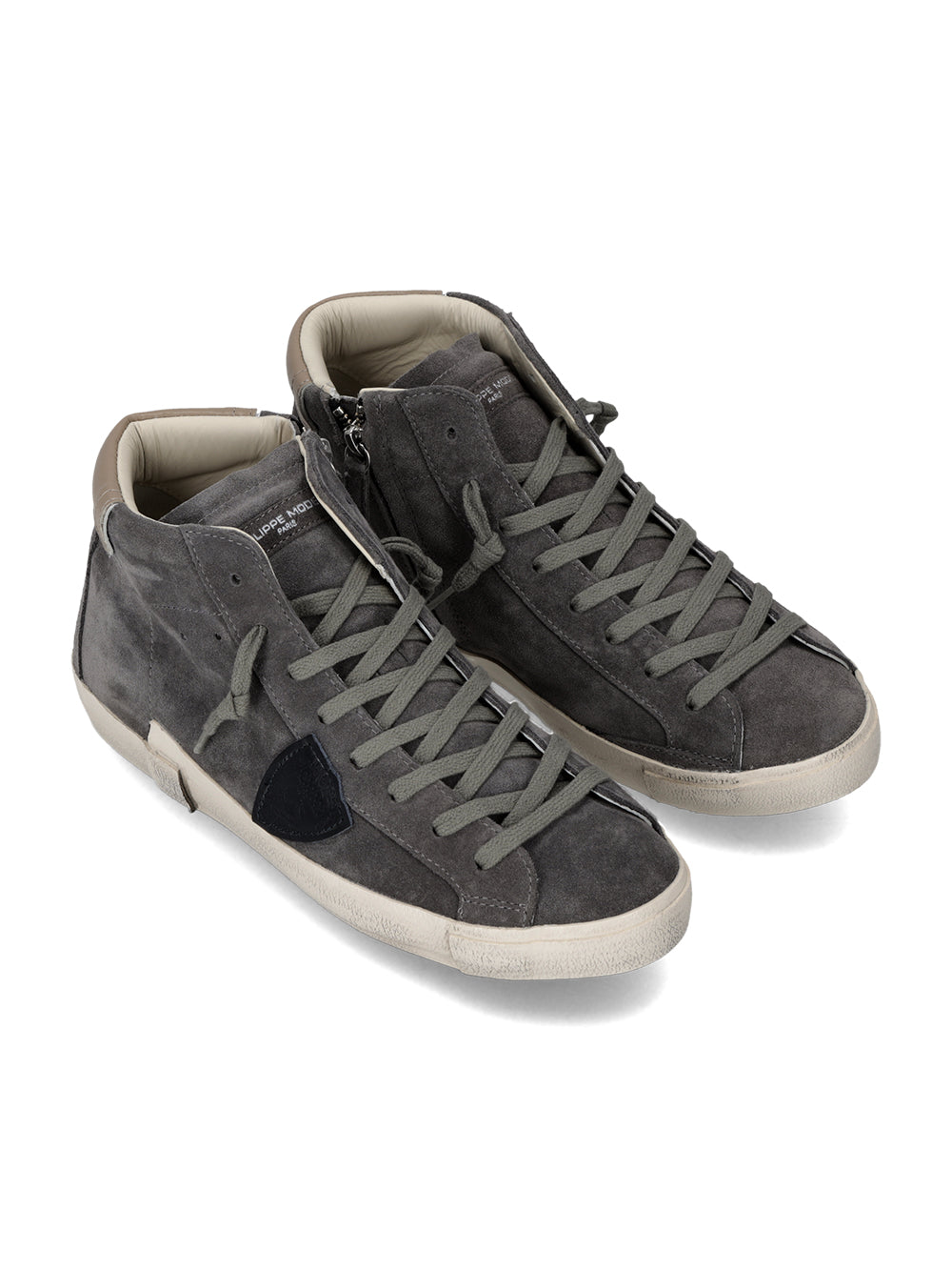 PHILIPPE MODEL SNEAKER PRSX HIGH MAN XS27 GRIS MUD