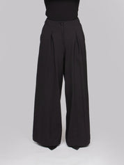 OBLO' PANTALONE CON ZIP 05 NERO