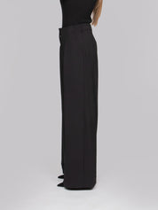 OBLO' PANTALONE CON ZIP 05 NERO
