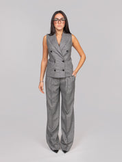 DOLCE & GABBANA GILET S8100 QUADRI CHECK TARTAN
