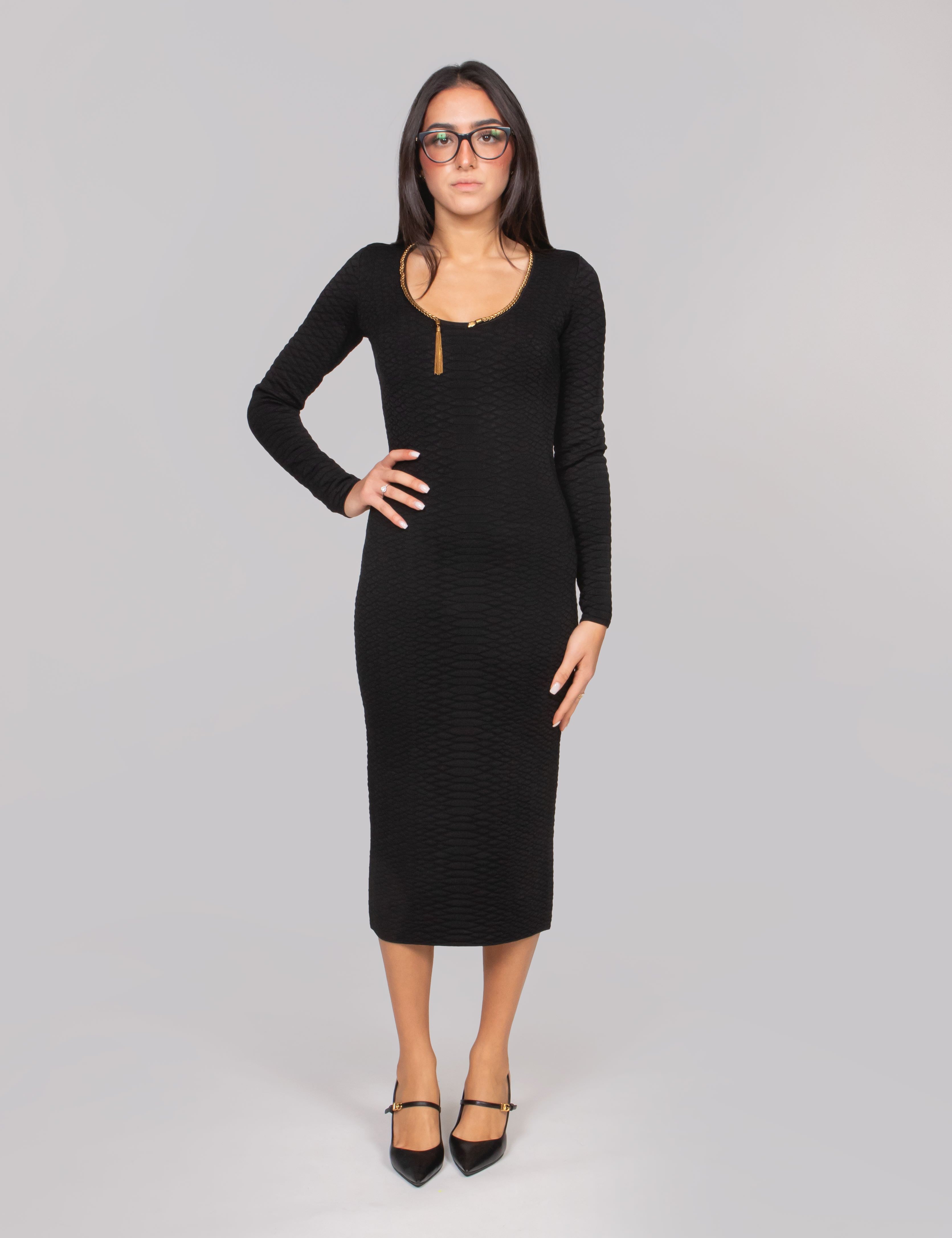 ELISABETTA FRANCHI ABITO 110 NERO