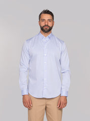 EMPORIO ARMANI CAMICIA  O9002 AZZURRO CHIARO