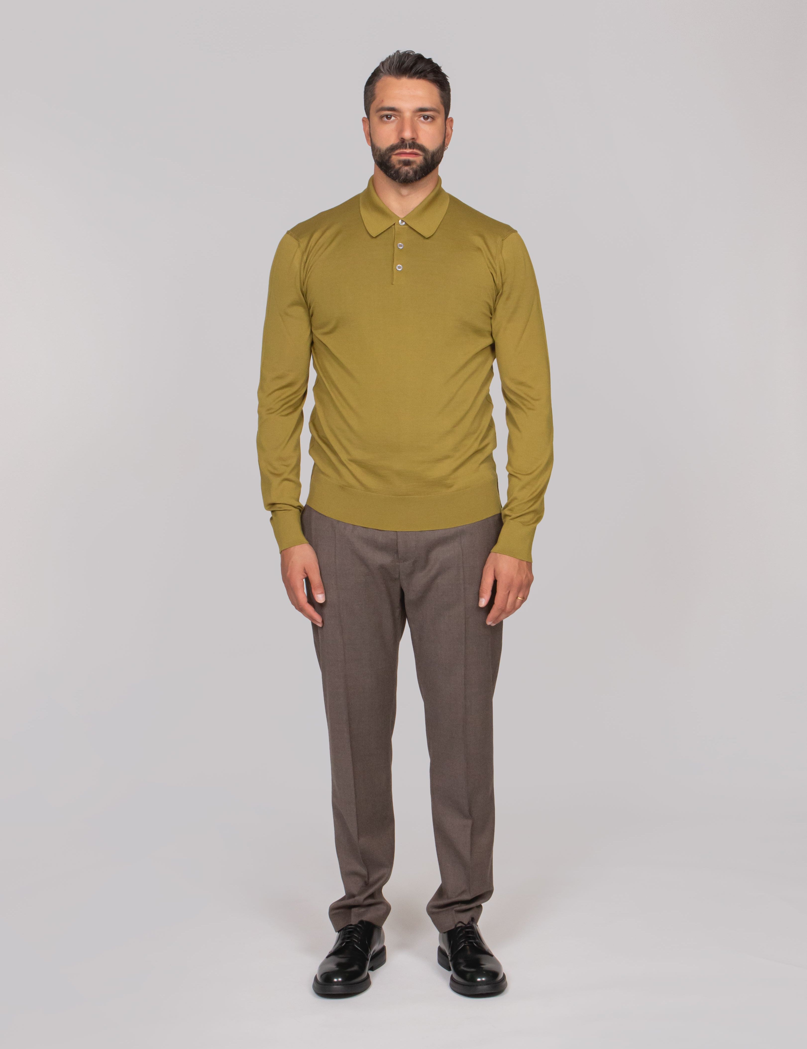 DOLCE & GABBANA POLO V0432 VERDE SCURO