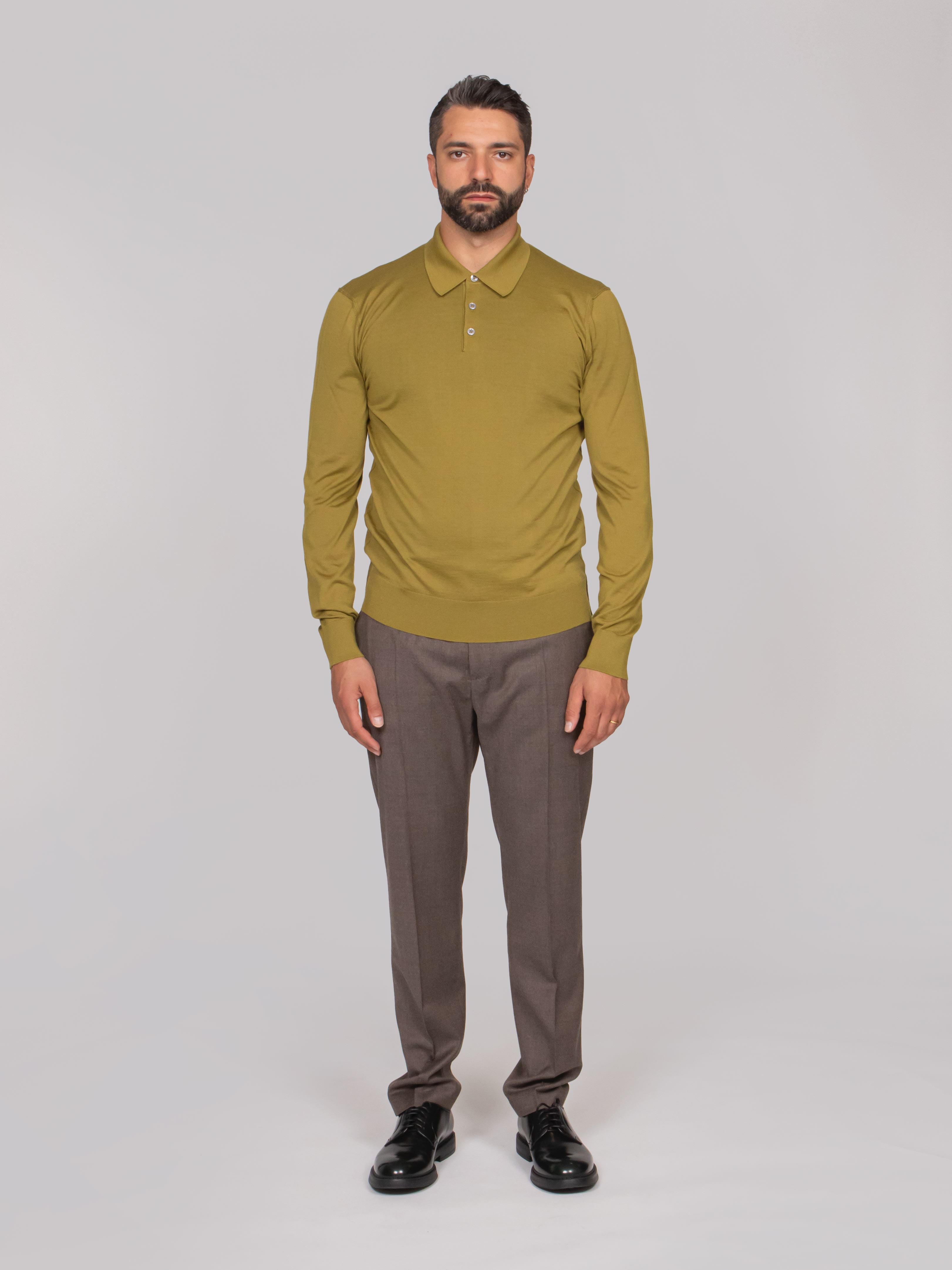 DOLCE & GABBANA POLO V0432 VERDE SCURO