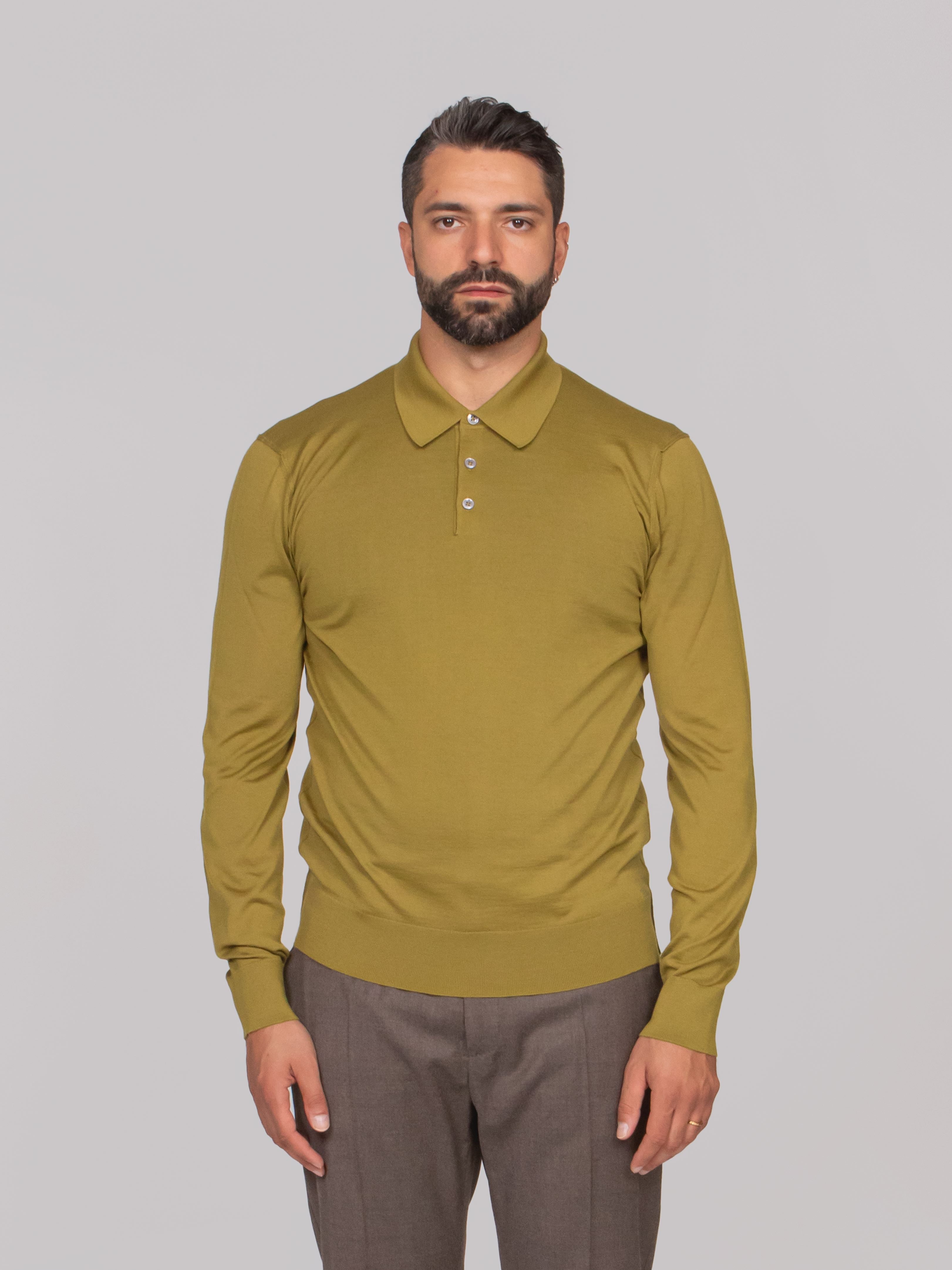 DOLCE & GABBANA POLO V0432 VERDE SCURO
