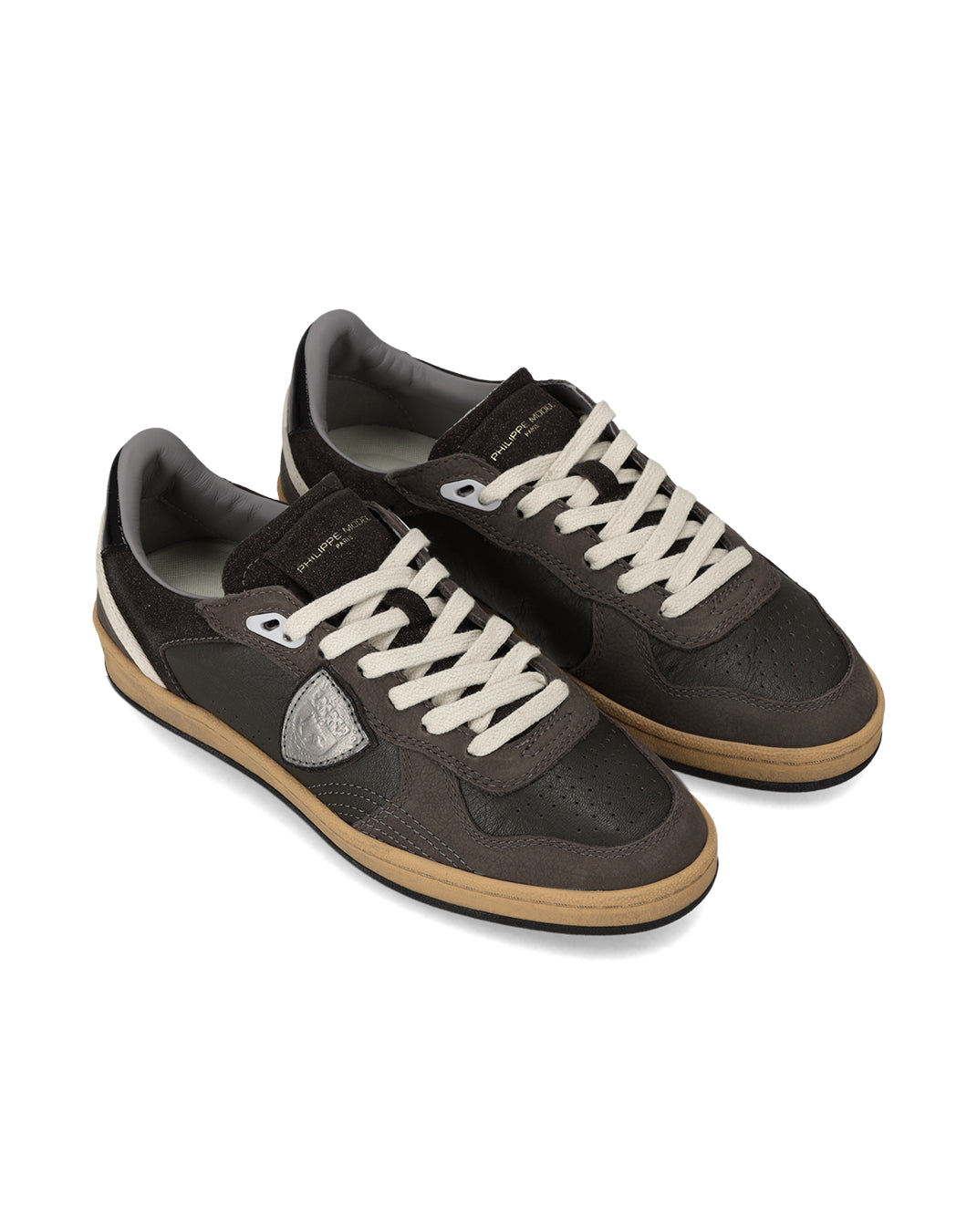 PHILIPPE MODEL SNEAKER PGAL LOW XG02 MIXAGE GLITTER BRUN