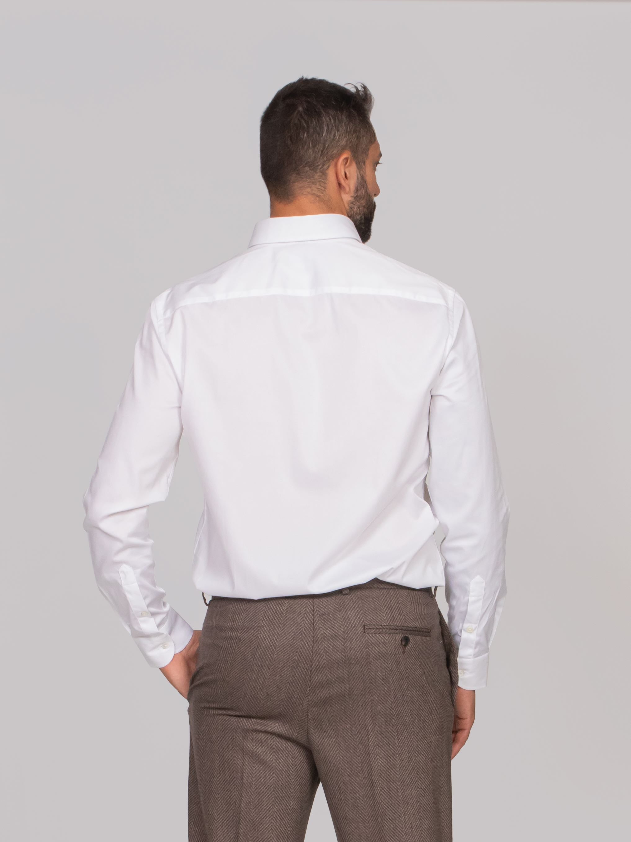 EMPORIO ARMANI CAMICIA  U0002 BRILLIANT WHITE
