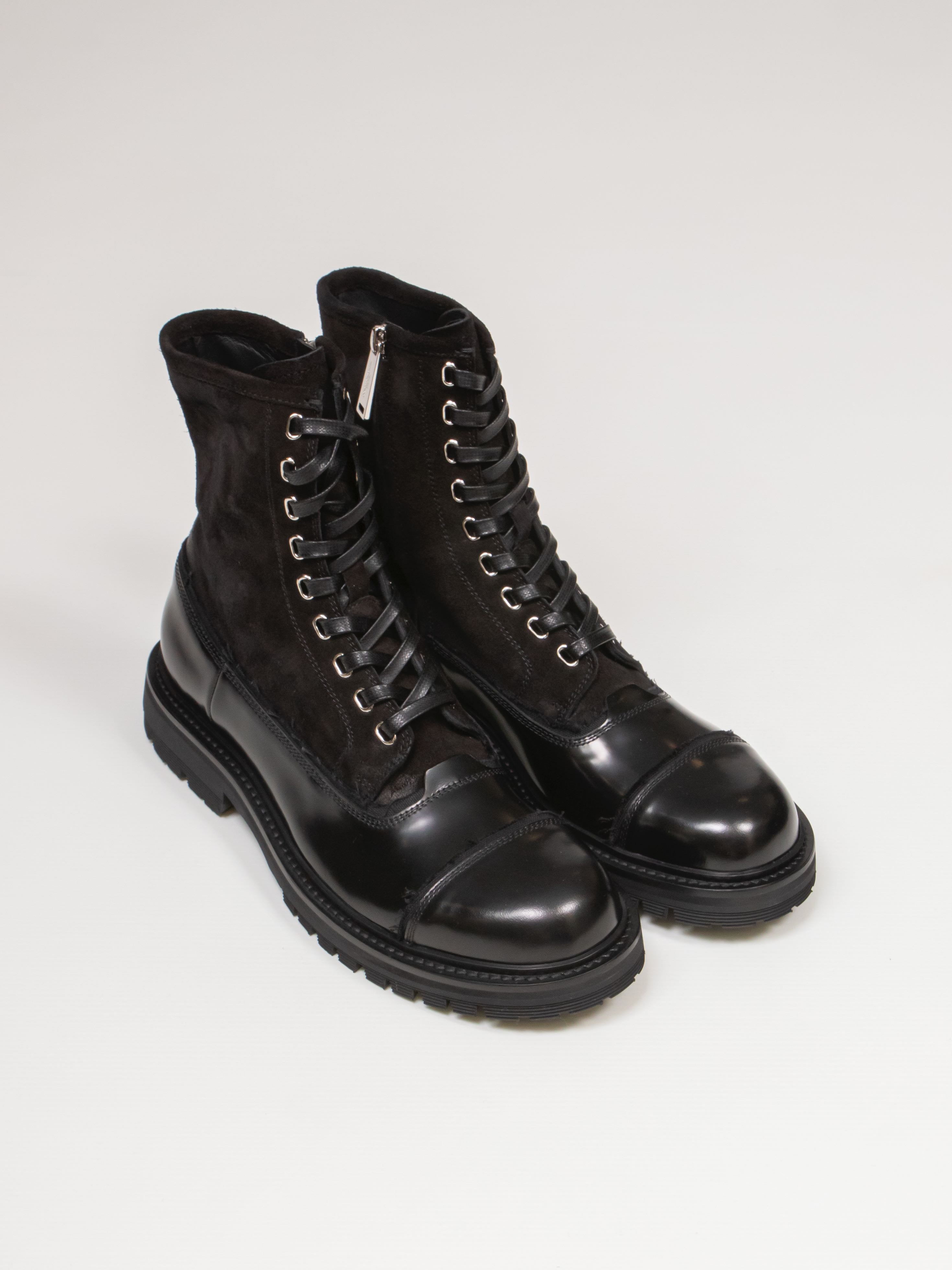 DOLCE & GABBANA STIVALETTO 8B956 NERO/NERO