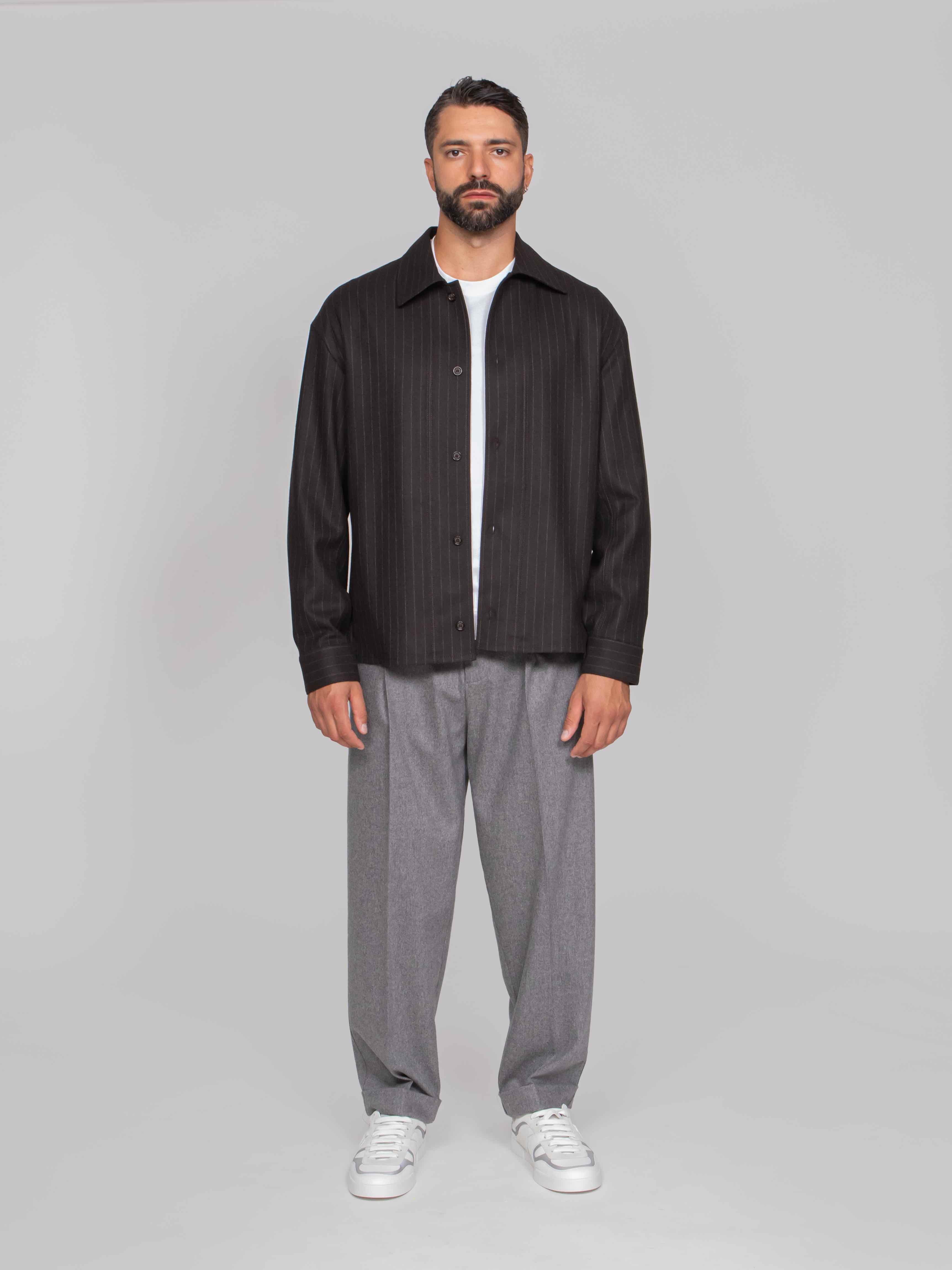 PAOLO PECORA CAMICIA  R221 TESTA DI MORO