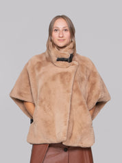 PINKO CAPPA C73 BEIGE TOUPE CALDO