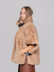 PINKO CAPPA C73 BEIGE TOUPE CALDO