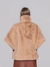 PINKO CAPPA C73 BEIGE TOUPE CALDO