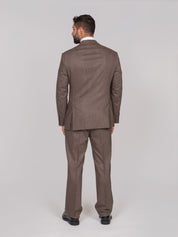 EMPORIO ARMANI ABITO F6124 BROWN FANCY