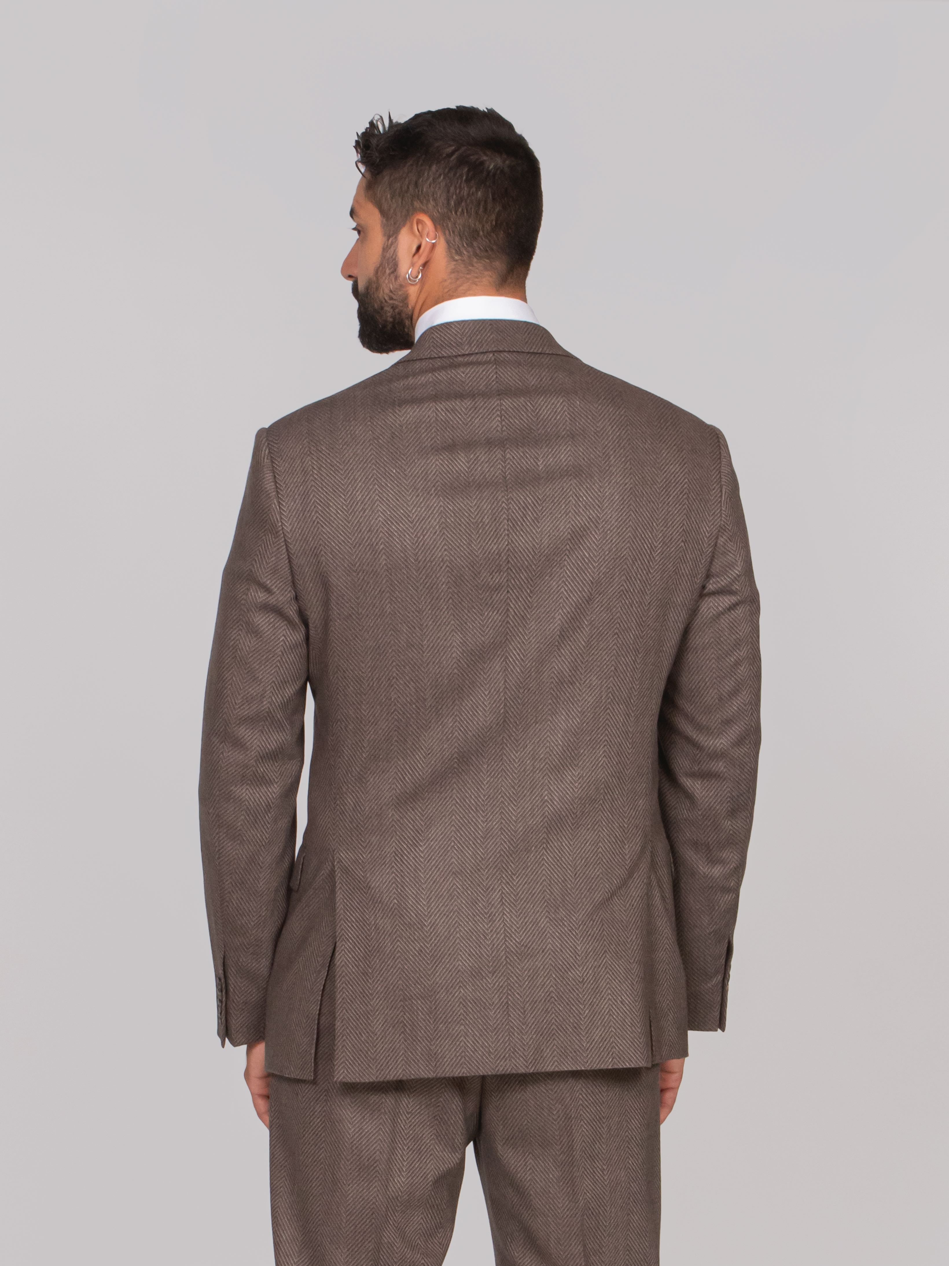 EMPORIO ARMANI ABITO F6124 BROWN FANCY