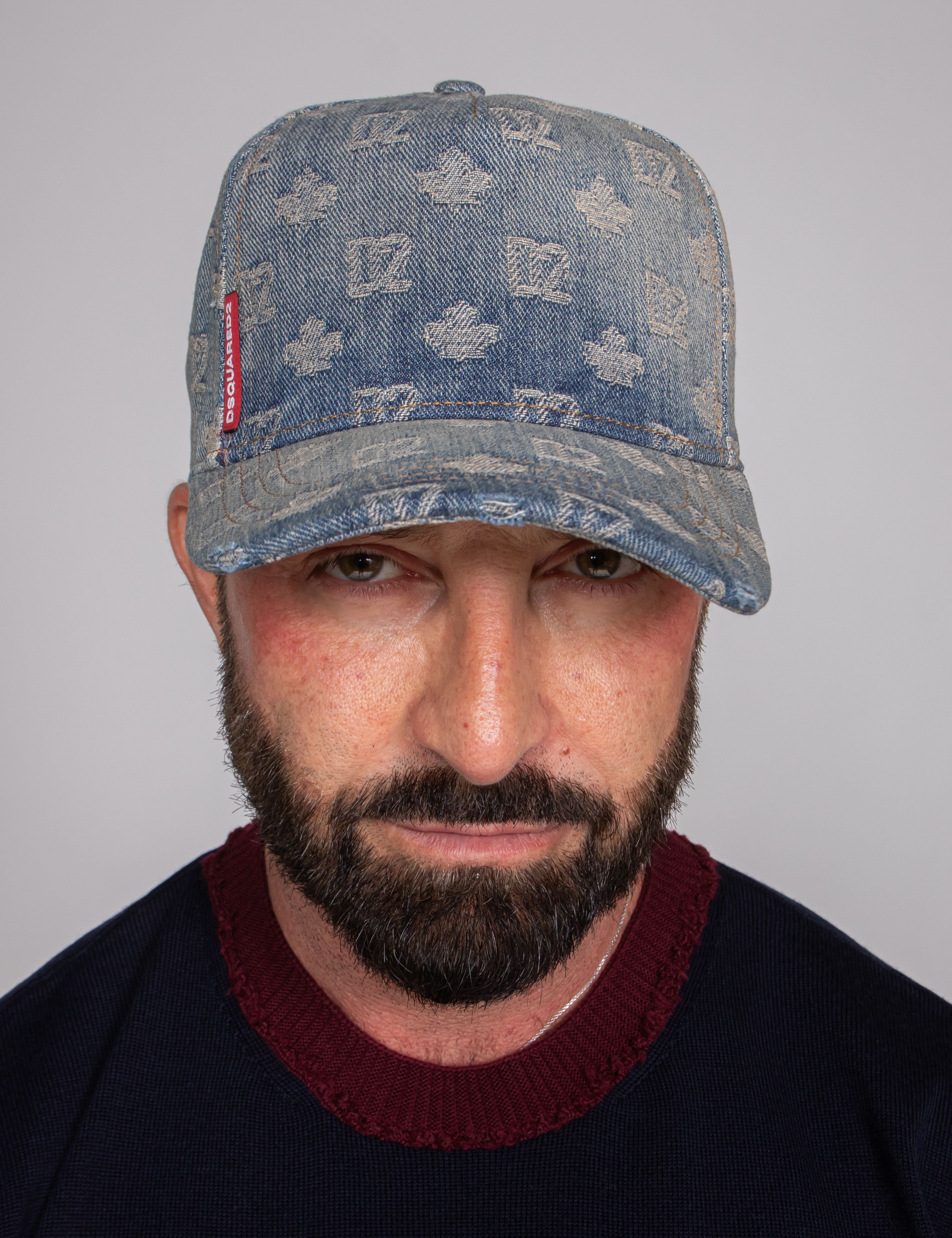 DSQUARED2 CAPPELLO DENIM MONOGRAM 3096 DENIM