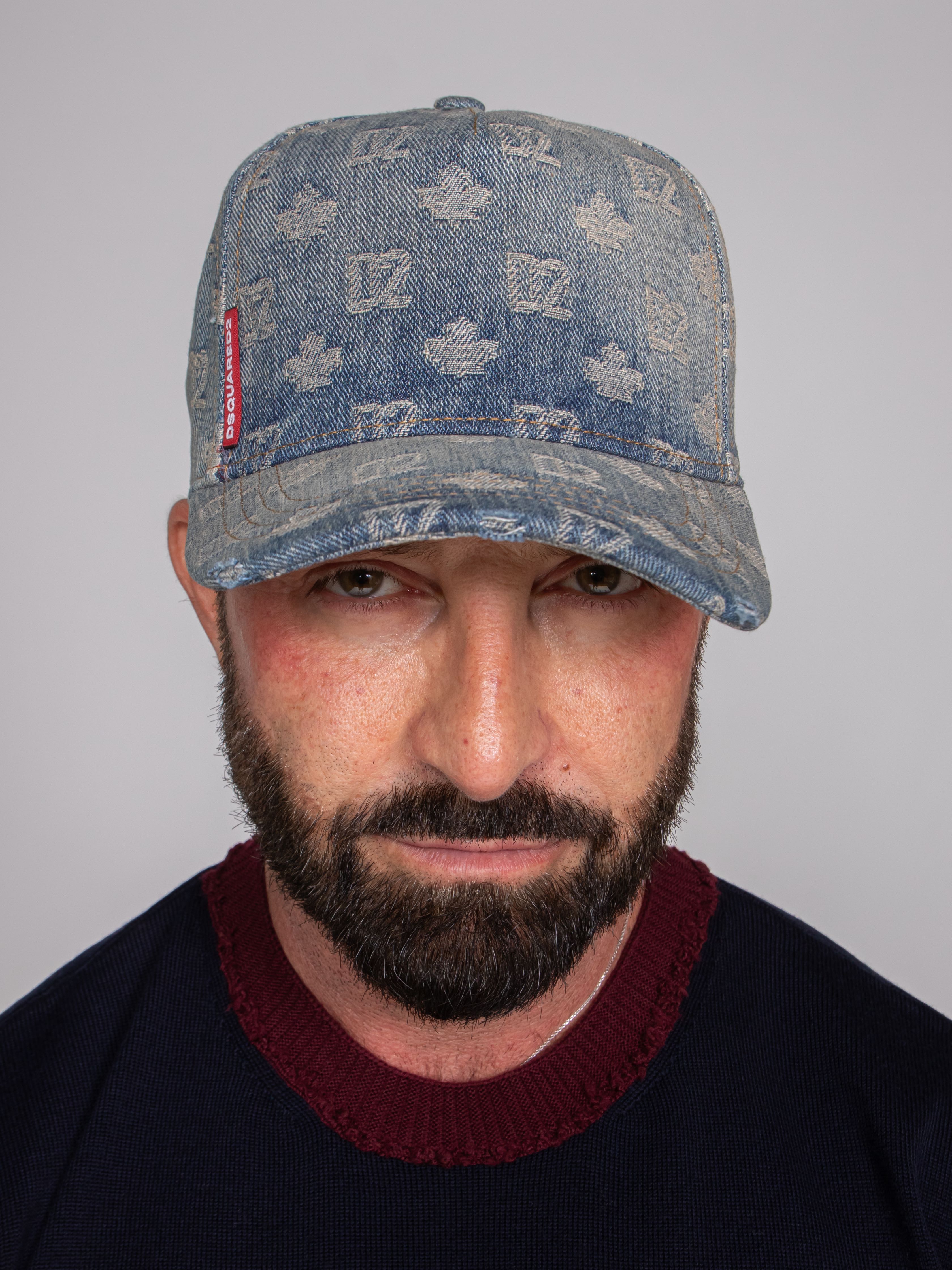 DSQUARED2 CAPPELLO DENIM MONOGRAM 3096 DENIM