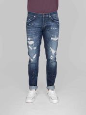 DONDUP PANTALONE GEORGE SLIM 800 DENIM