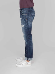 DONDUP PANTALONE GEORGE SLIM 800 DENIM