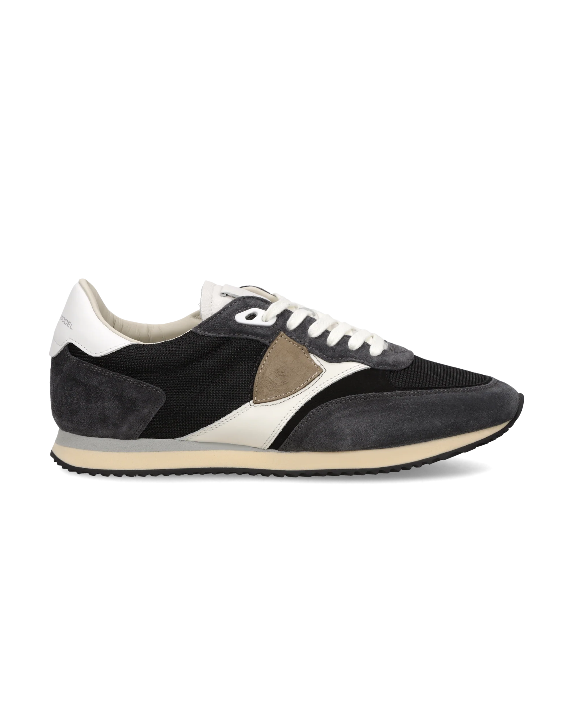 PHILIPPE MODEL SNEAKER BLVILLE LOW MAN W018 NOIR/BLANC
