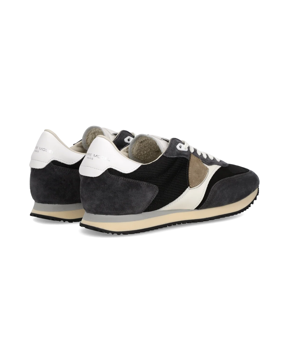 PHILIPPE MODEL SNEAKER BLVILLE LOW MAN W018 NOIR/BLANC