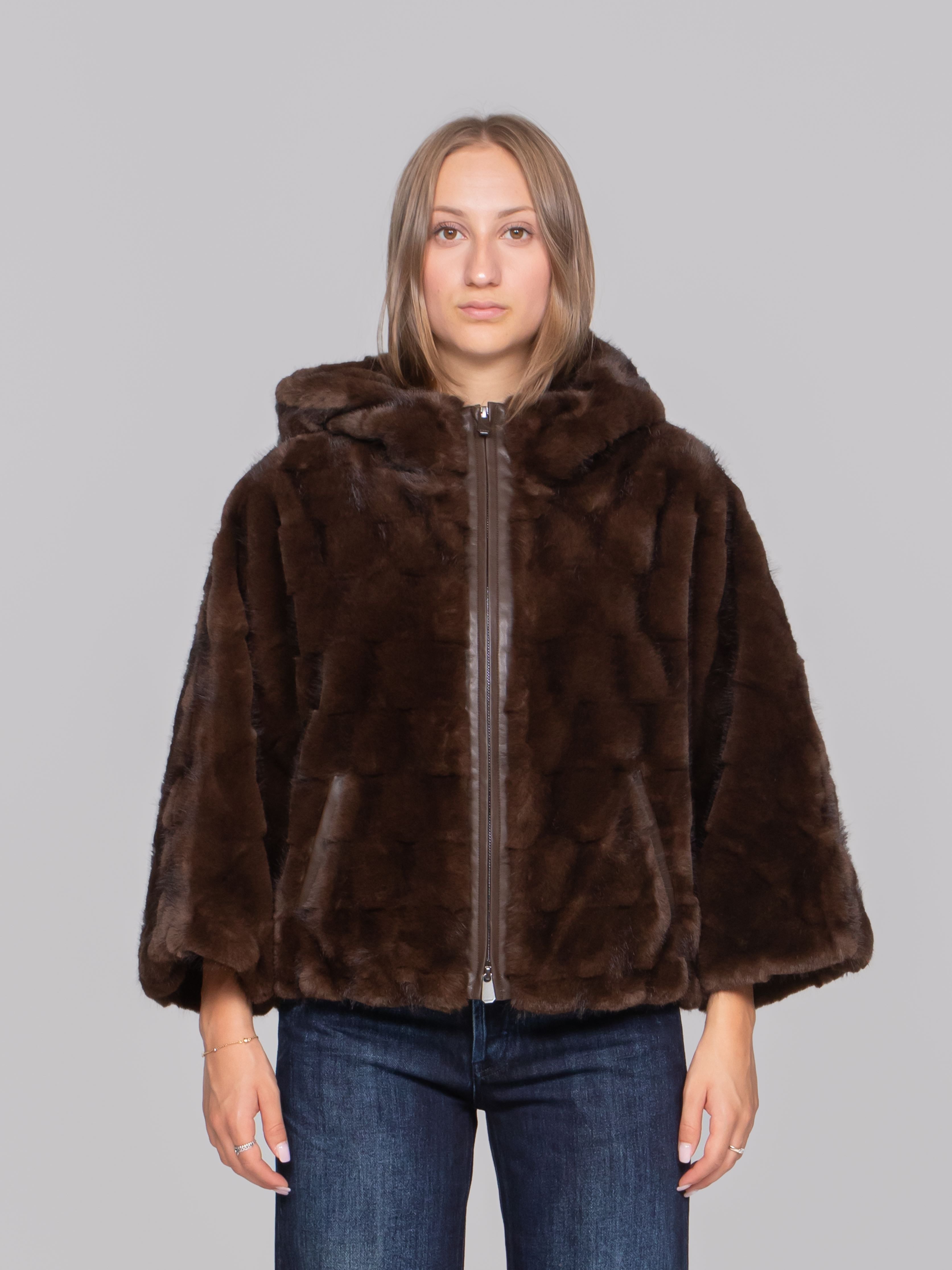 PINKO CAPPA M11 MARRONE CHICCO DI CAFFE'