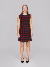 PINKO ABITO ZR4 NERO/ROSSO