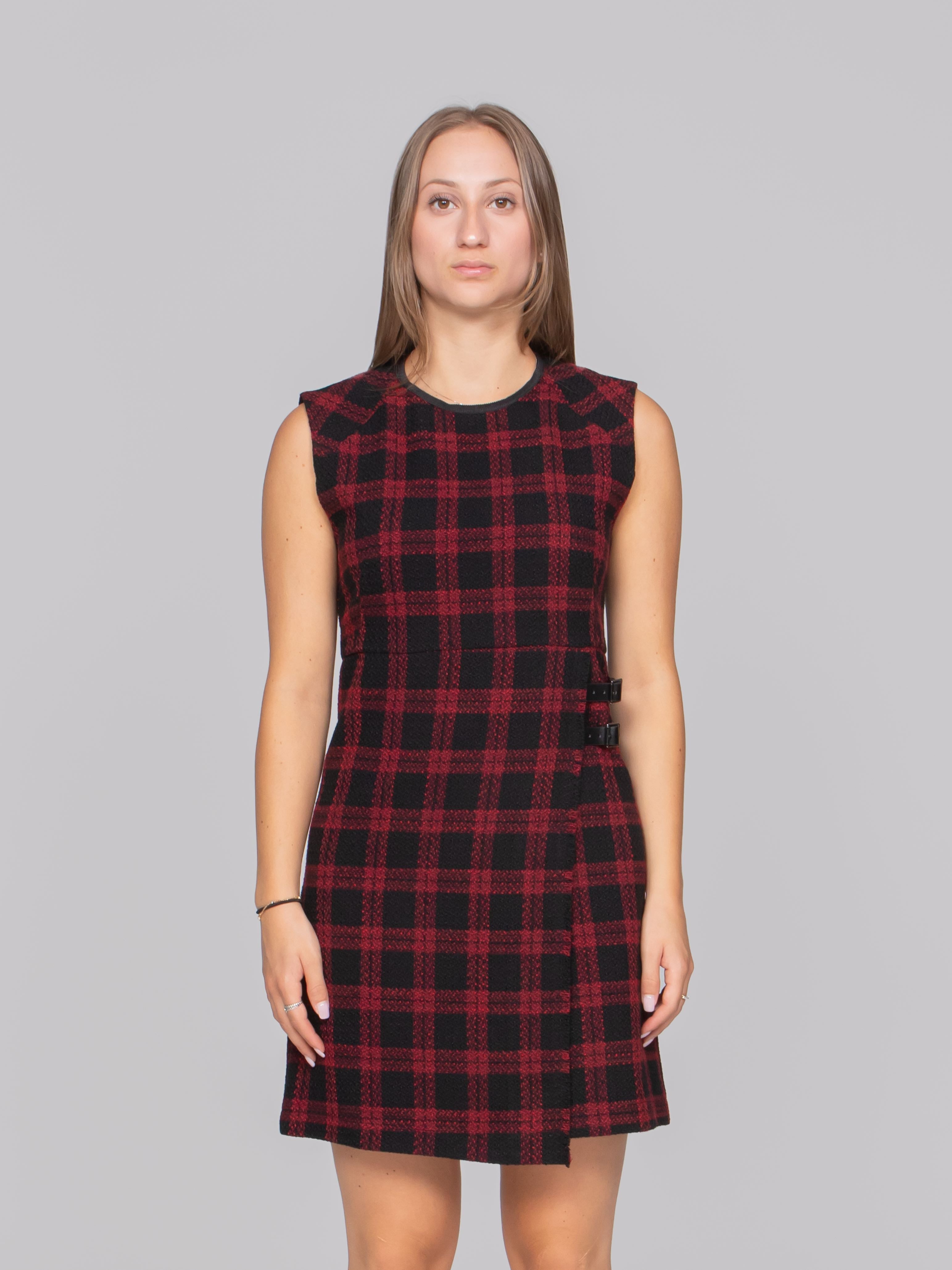 PINKO ABITO ZR4 NERO/ROSSO