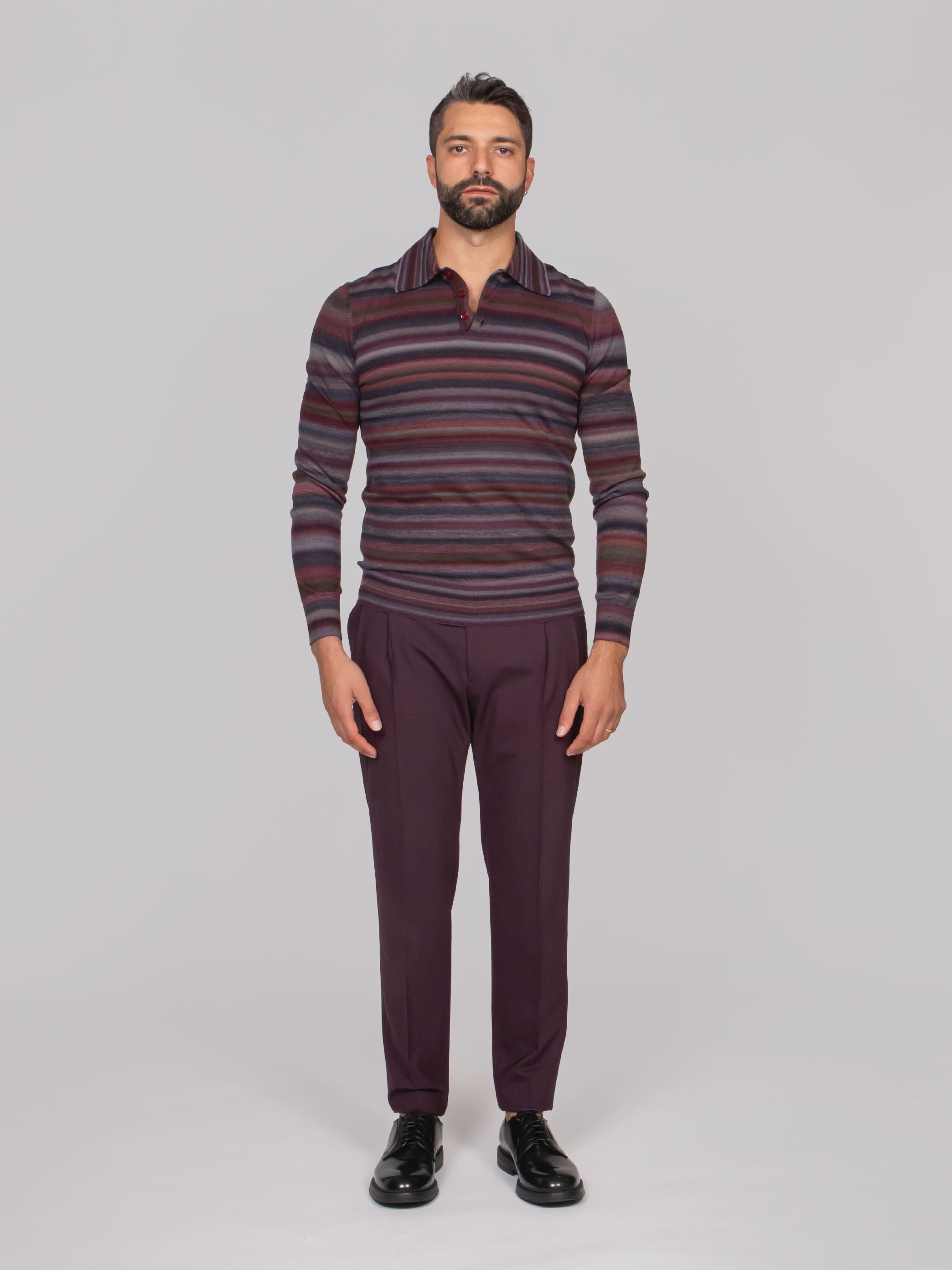 DOLCE & GABBANA POLO B9688 BLU/AZZURRO/VIOLA