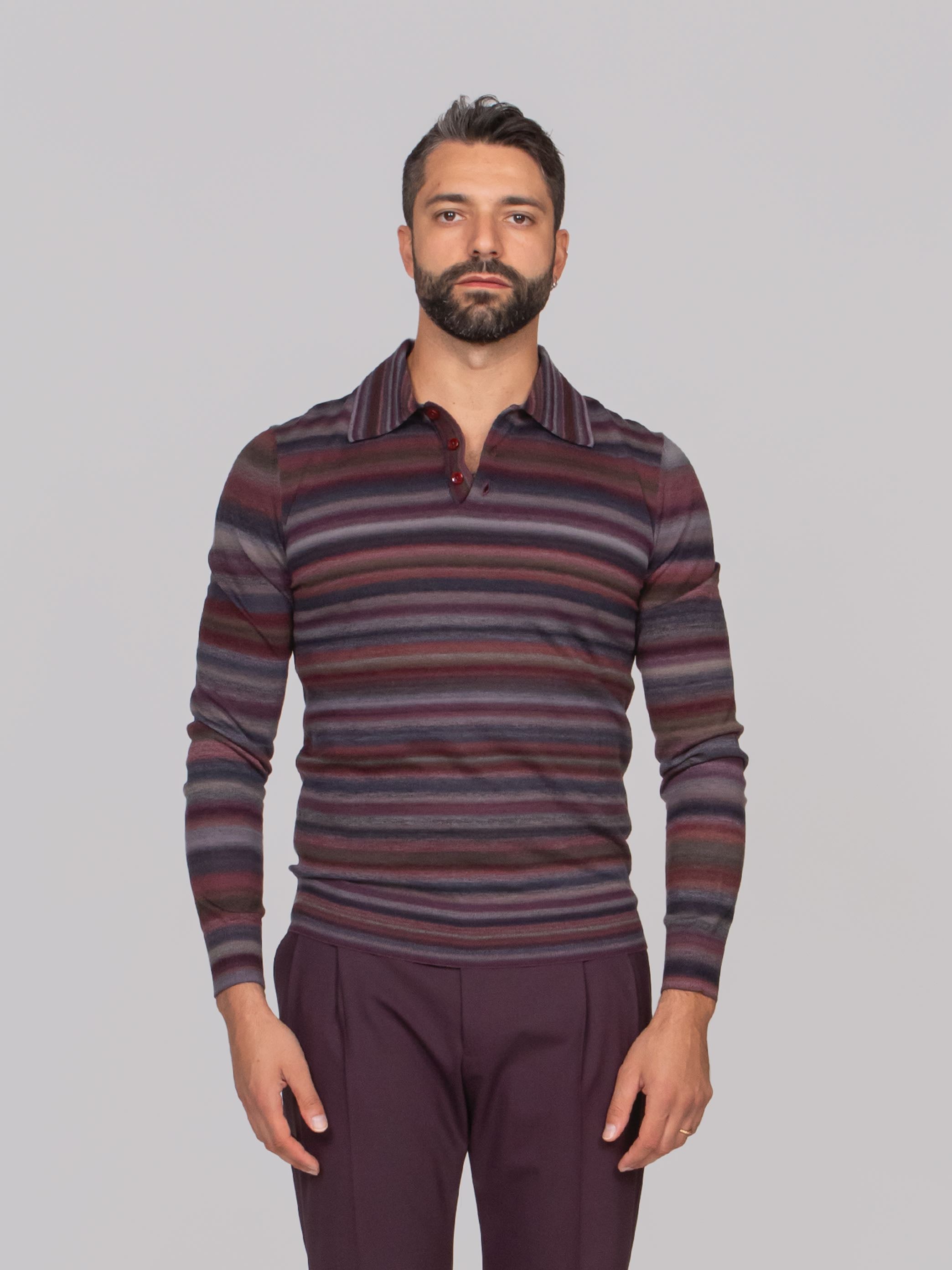 DOLCE & GABBANA POLO B9688 BLU/AZZURRO/VIOLA