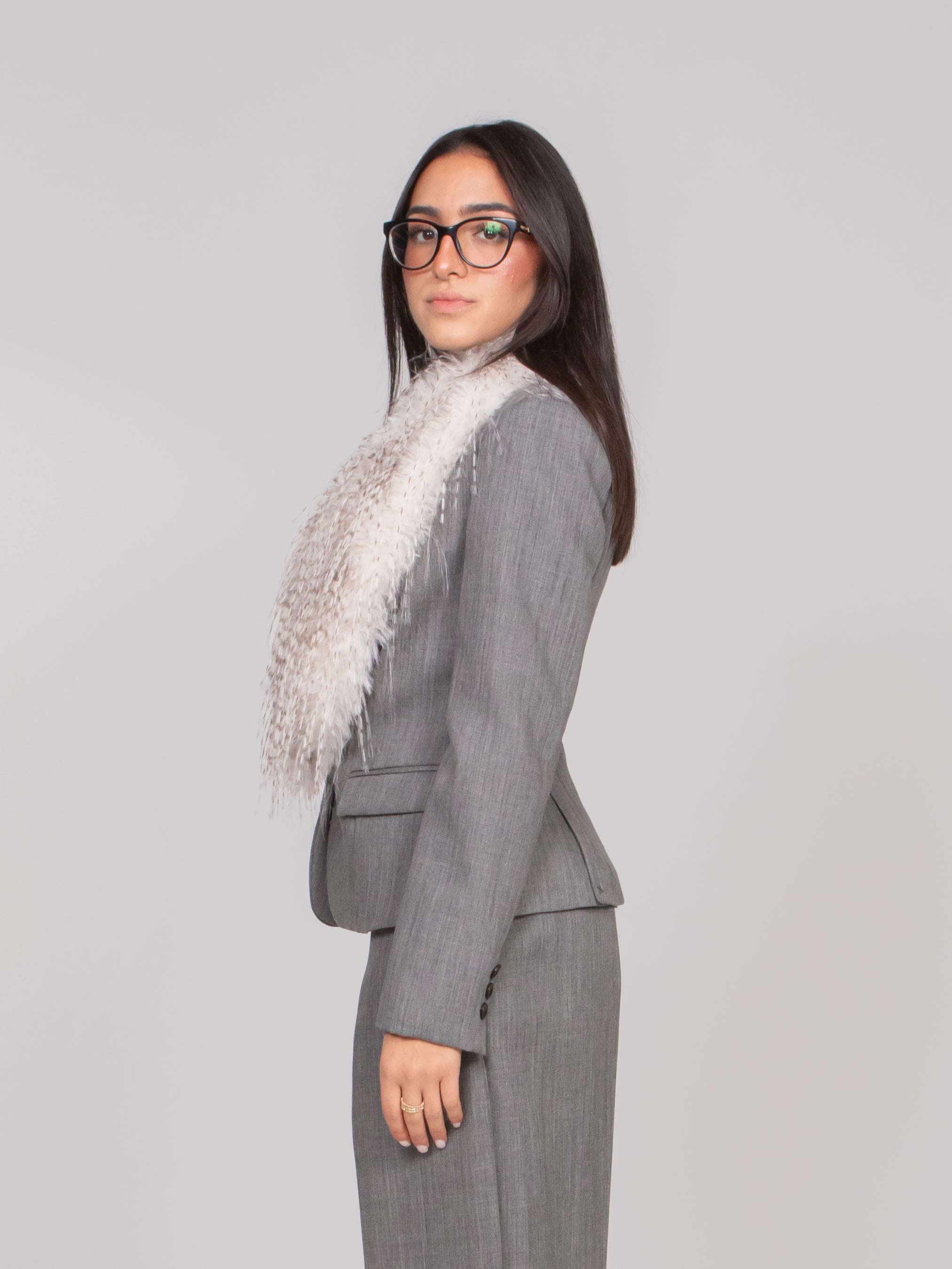 ELISABETTA FRANCHI GIACCA 431 GRIGIO MELANGE