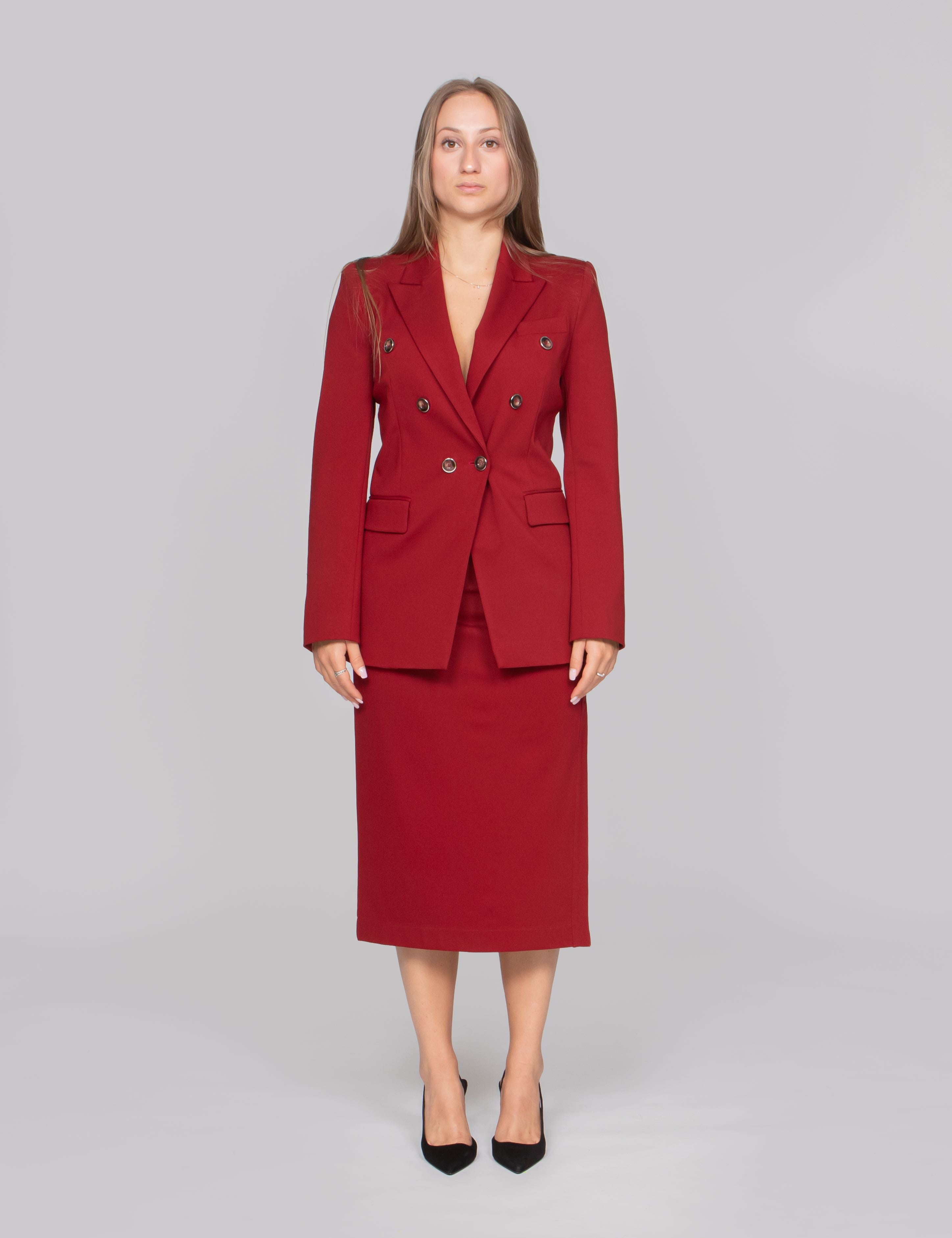 PINKO GIACCA R59 ROSSO RIO