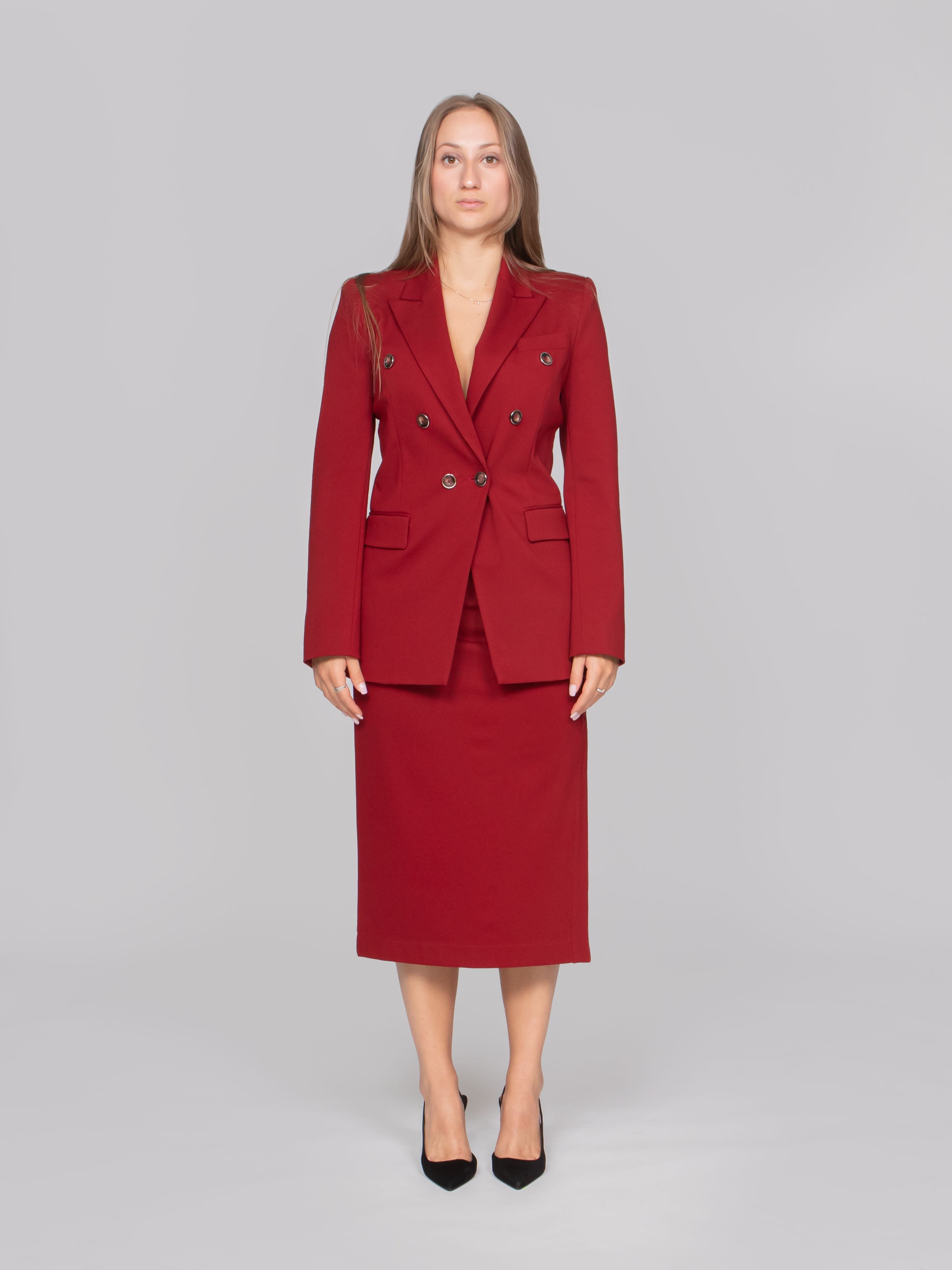 PINKO GIACCA R59 ROSSO RIO
