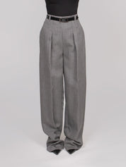 ELISABETTA FRANCHI PANTALONI 431 GRIGIO MELANGE