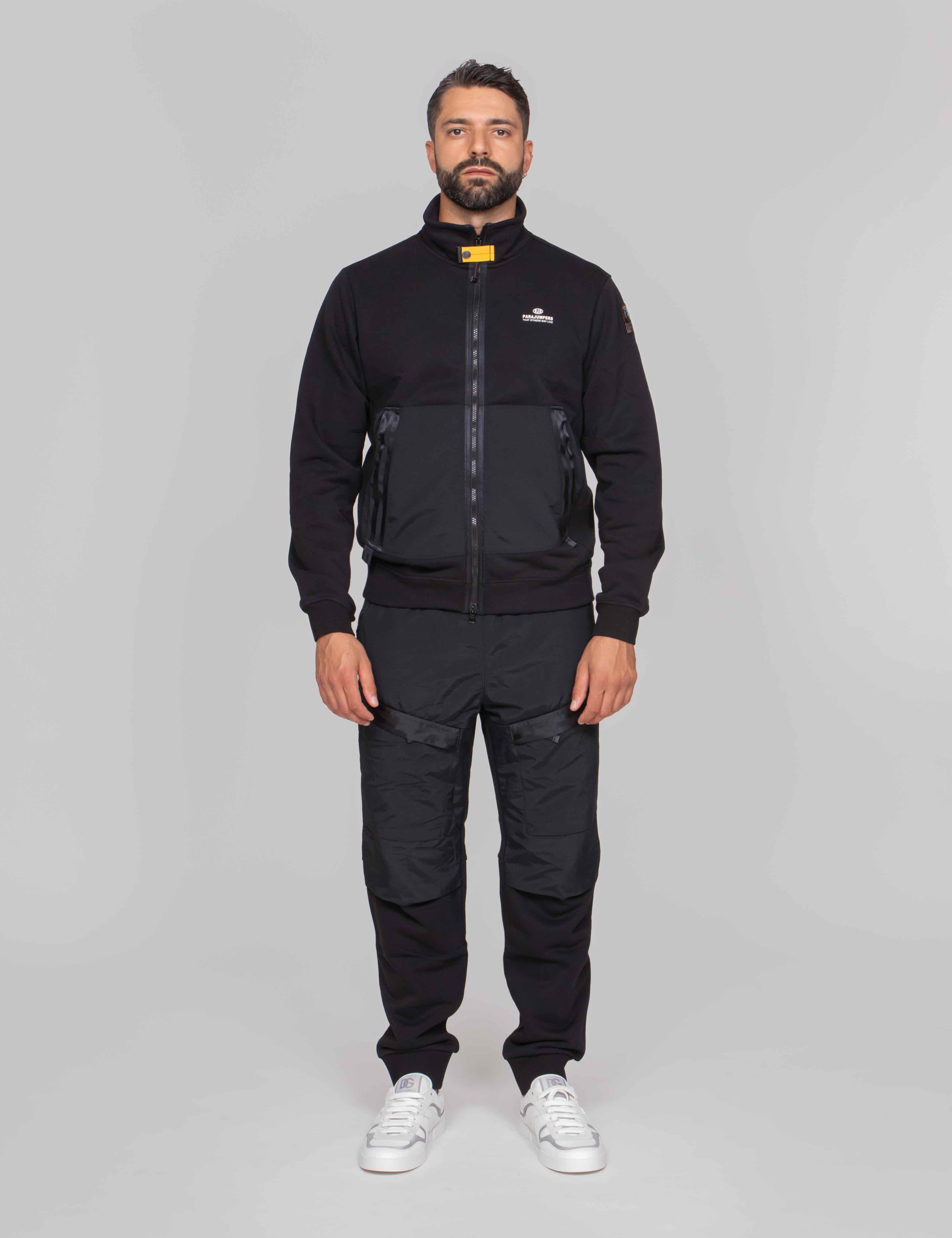 PJS PARAJUMPERS FELPA THURN 0541 BLACK