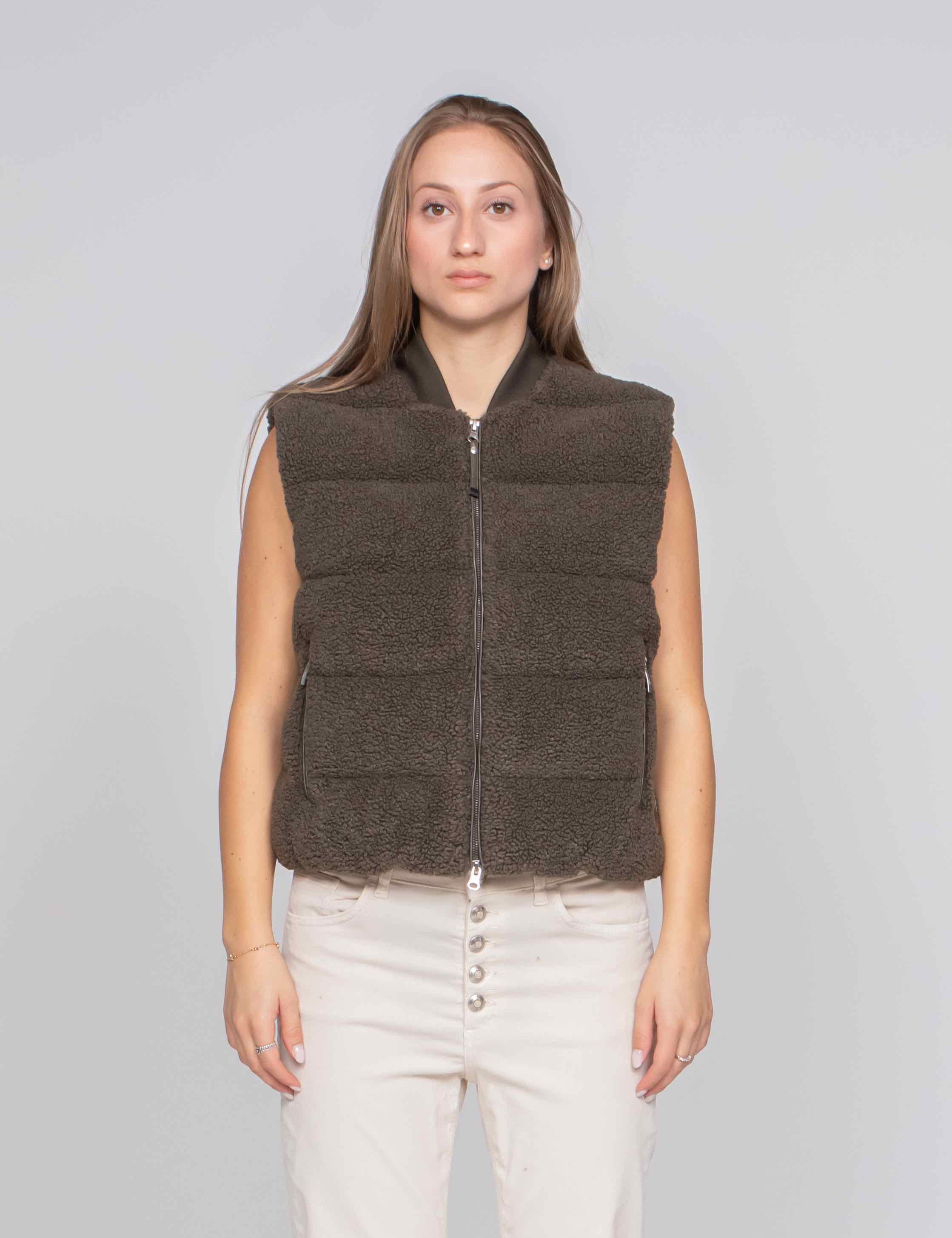 PJS PARAJUMPERS GILET SIMAW 0218 TAGGIA OLIVE