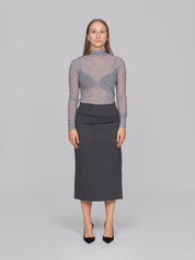 PINKO MAGLIA I42 GRIGIO PIOGGERELLA