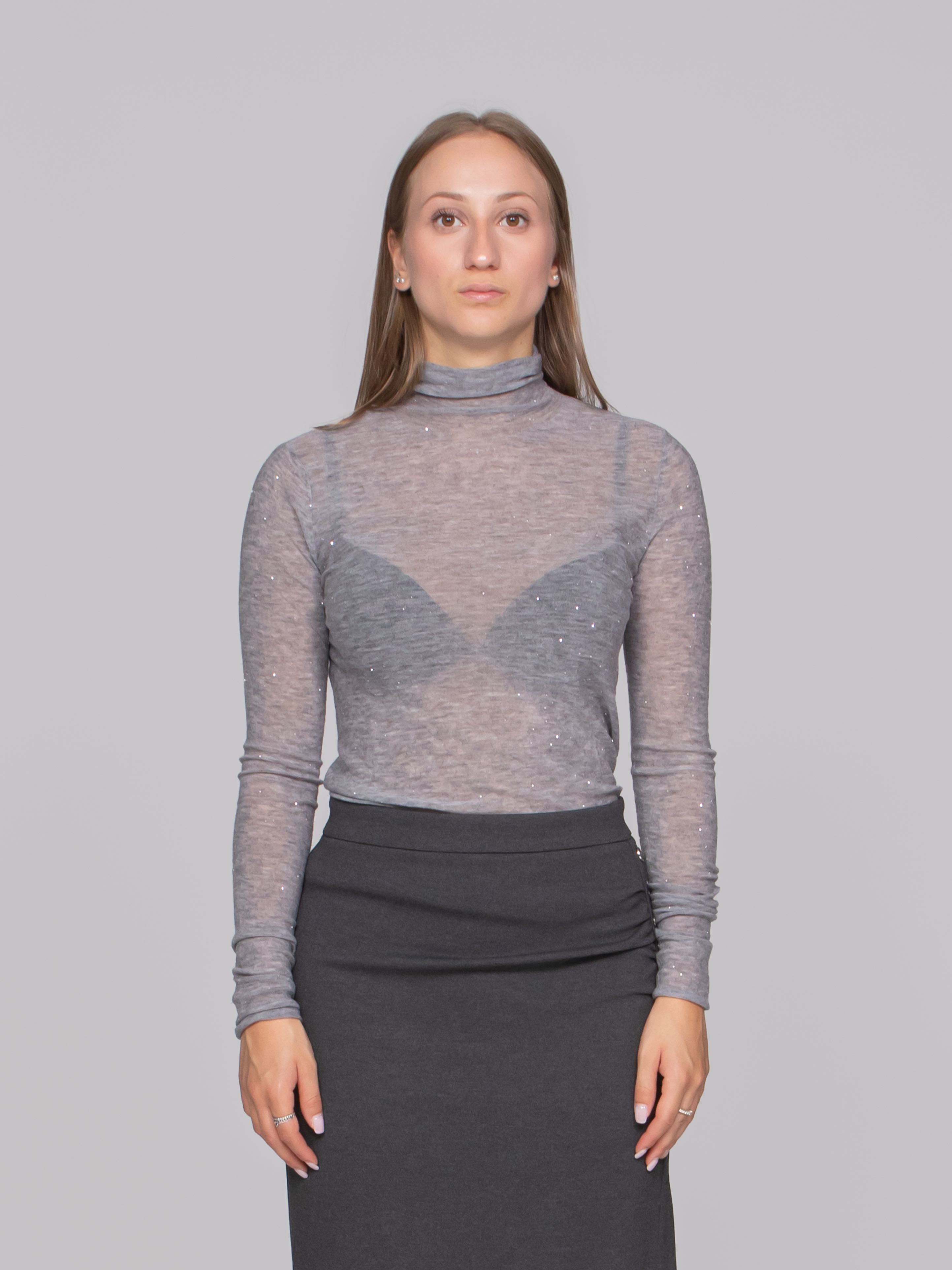 PINKO MAGLIA I42 GRIGIO PIOGGERELLA